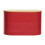 Premier Housewares Durable Red Bread Bin, Stylish Design Bread Bin For Dining Table, Natural Bamboo Lid Bread Container 1