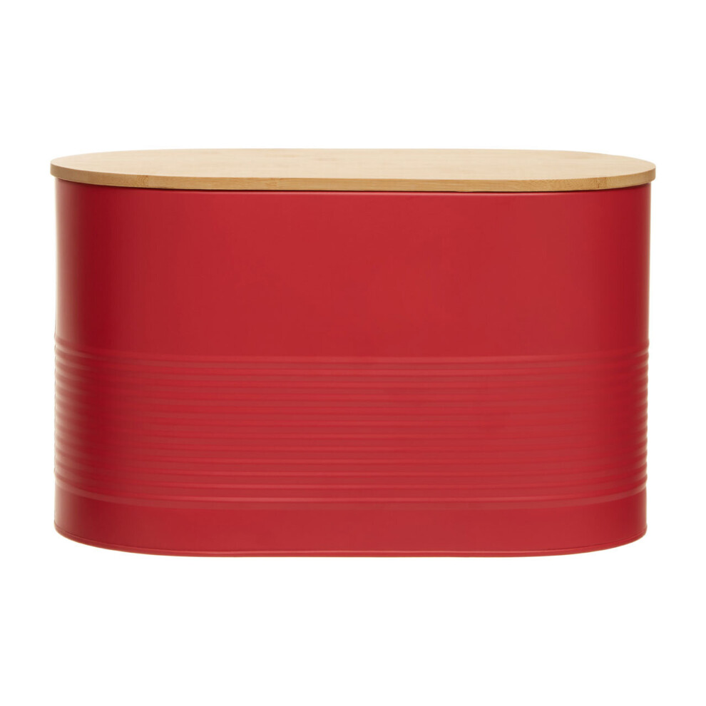 Premier Housewares Alton Red Bread Bin