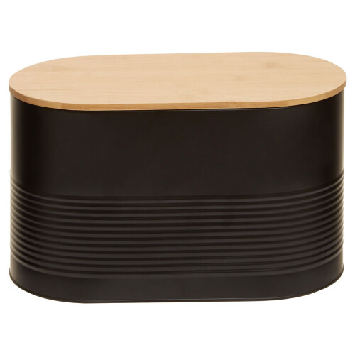 Premier Housewares Premier Housewares Alton Black Bread Bin 1