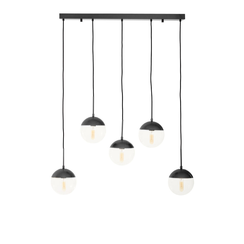 Premier Housewares Revive Clear Glass Shades Pendant Light