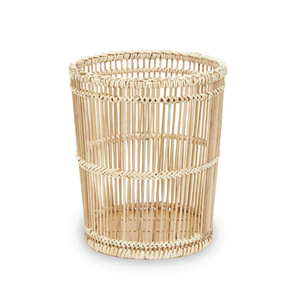 Premier Housewares Natural Rattan and Bamboo Waste Bin