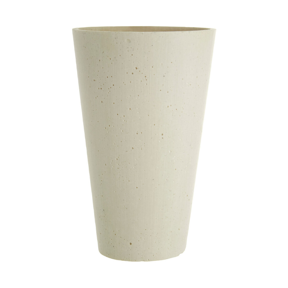 Polyresin Vase White Polyresin Small Tapered Vase