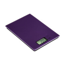 Premier Housewares Zing Purple Glass Kitchen Scale - 5kg