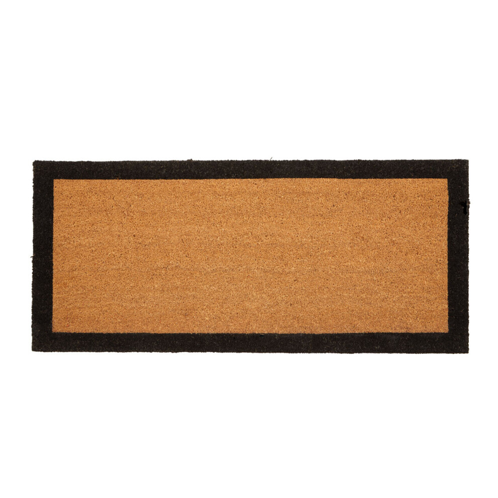 Premier Housewares Black Border Doormat