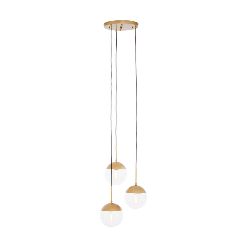 Premier Housewares Revive Finish Pendant Gold/Light