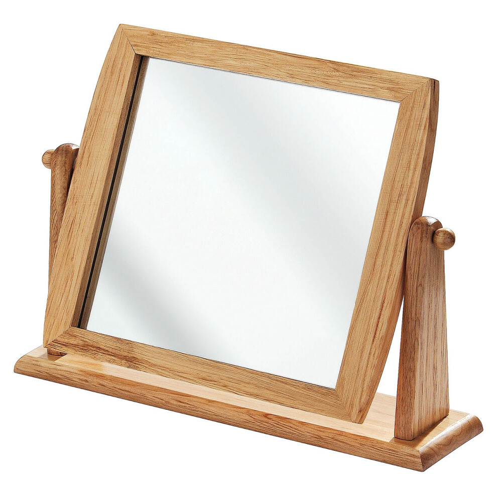 Premier Housewares Wooden Frame Swivel Mirror