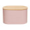 Premier Housewares Stylish Design Pink Bread Bin, Durable Bread Bin For Dining Table, Natural Bamboo Lid Bread Container 2
