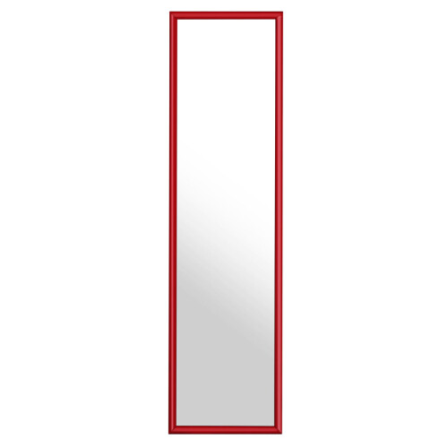 Premier Housewares Premier Housewares Red Plastic Frame Over Door Mirror