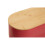 Premier Housewares Durable Red Bread Bin, Stylish Design Bread Bin For Dining Table, Natural Bamboo Lid Bread Container 5