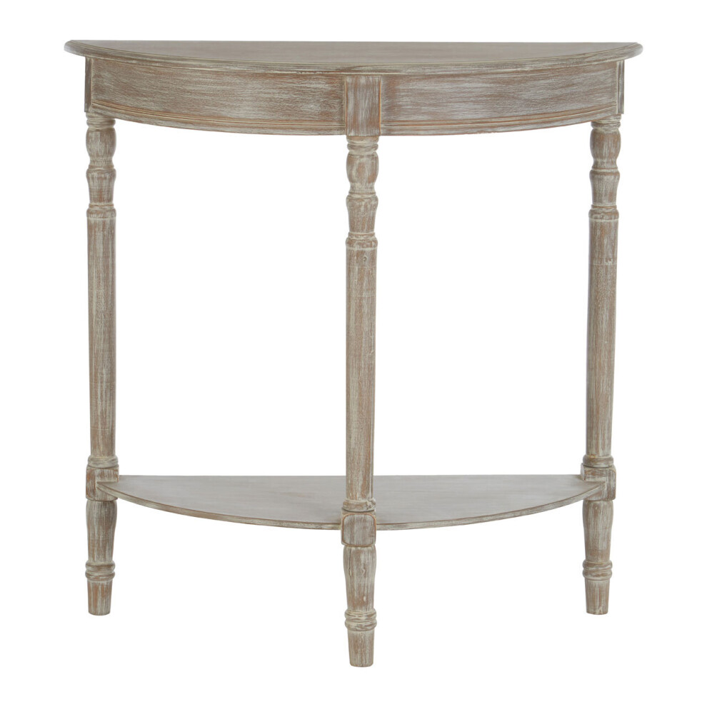 Premier Housewares Heritage Winter Melody Round Console Table