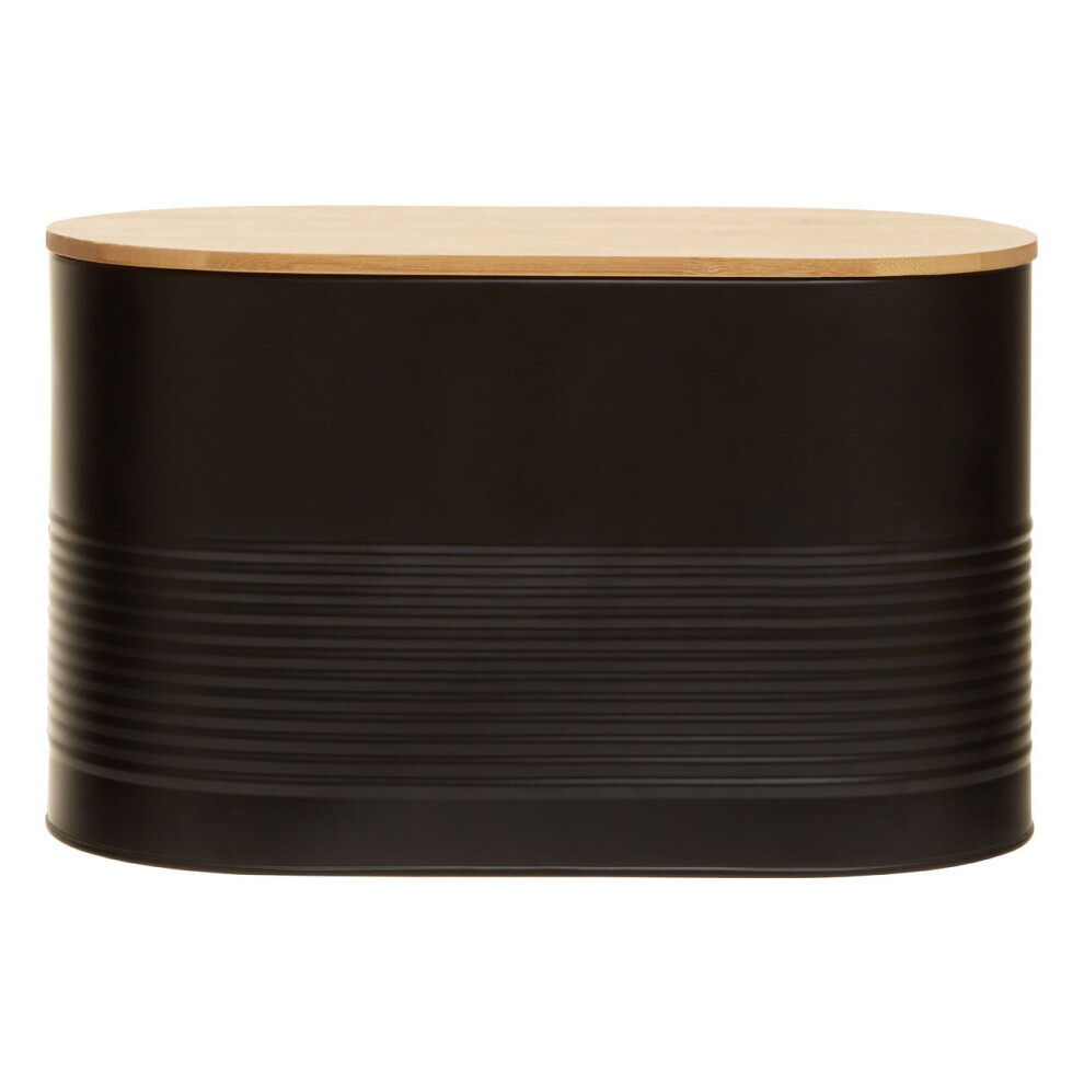 Premier Housewares Alton Bread Bin Black