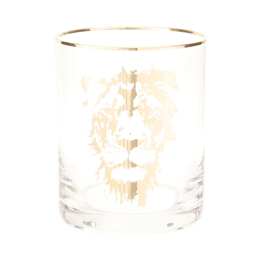 Premier Housewares Lion Tumbler Gold