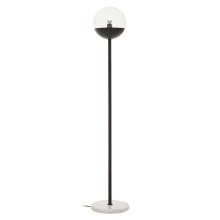 Versatile Black Finish Metal Floor Lamp, Sturdy And Stable Bedroom Lamp, Minimalist Tall Livingroom Lamp