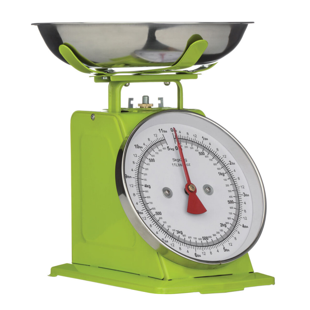 Premier Housewares Lime Green Standing Kitchen Scale Lime - 5kg