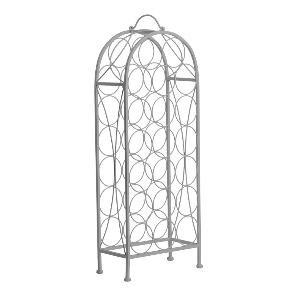 Premier Housewares Cafe Cassis Powder 20 Bottles Wine Rack Grey
