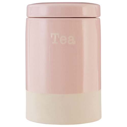 Premier Housewares Premier Housewares Jura Pink Tea Canister