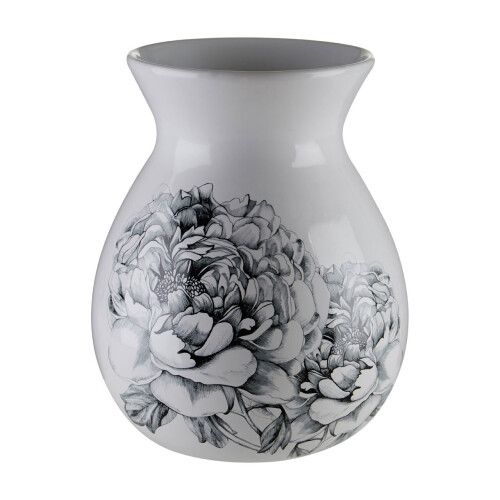 Premier Housewares Premier Housewares White and Black Bloom 1