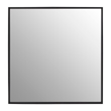Contemporary Black Small Square Wall Mirror, Reflective Wall Mirror, Versatile Antique Mirror for home