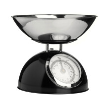 Premier Housewares Black Half Circle Design Kitchen Scale - 5kg