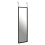 Premier Housewares Versatile  Over Door Grey Plastic Frame Mirror, Sleek Mirror For Home, Durable Arched Mirror For Bedroom 2