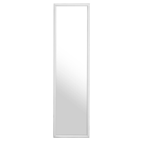 Premier Housewares Premier Housewares White Plastic Frame Over Door Mirror