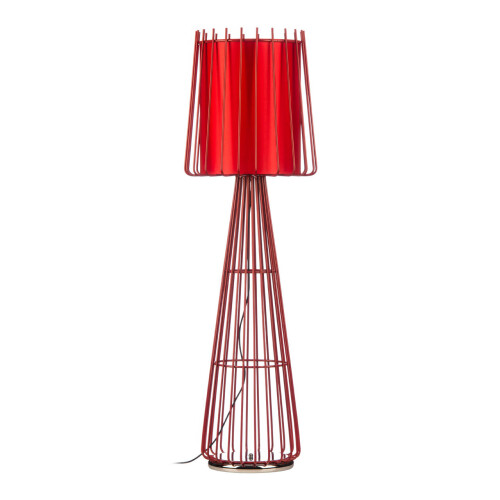 Premier Housewares Premier Housewares Aria Red Floor Lamp