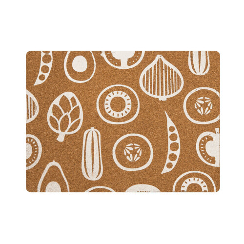 Premier Housewares Premier Housewares Besa Cork Rectangular Placemats - Set of 4