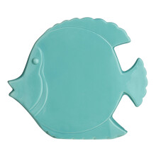 Premier Housewares Turquoise Ceramic Fish