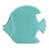 Premier Housewares Premier Housewares Turquoise Ceramic Fish 1
