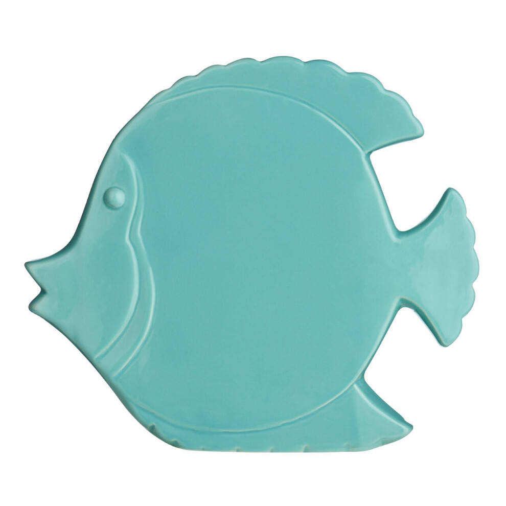 Premier Housewares Ceramic Fish Turquoise