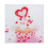 Premier Housewares Premier Housewares Cupcake Glass Print with Multicoloured Base 1