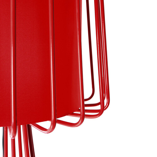 Premier Housewares Premier Housewares Aria Red Floor Lamp 1