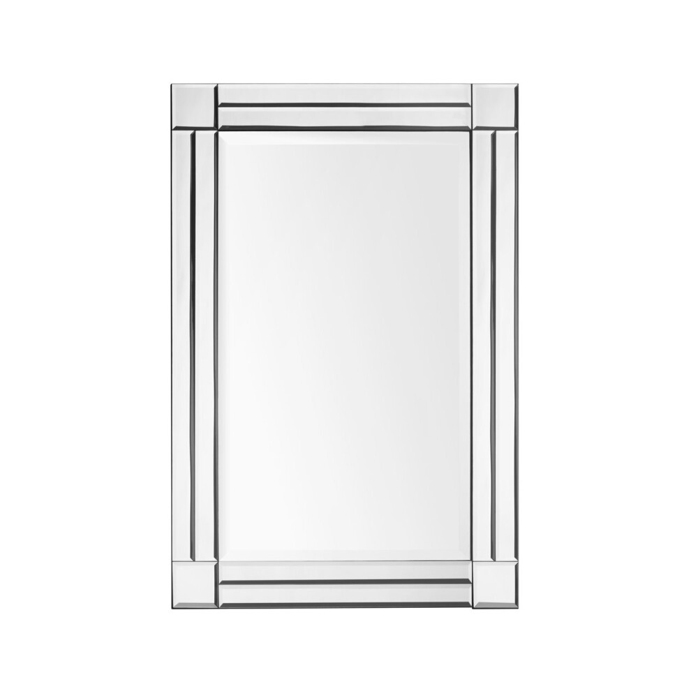 Premier Housewares Bevelled Edge Wall Mirror Light