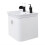 Premier Housewares Premier Housewares Adelphi White Basin and Cabinet 1
