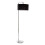 Premier Housewares Premier Housewares Leyna Chrome Base Floor Lamp 1