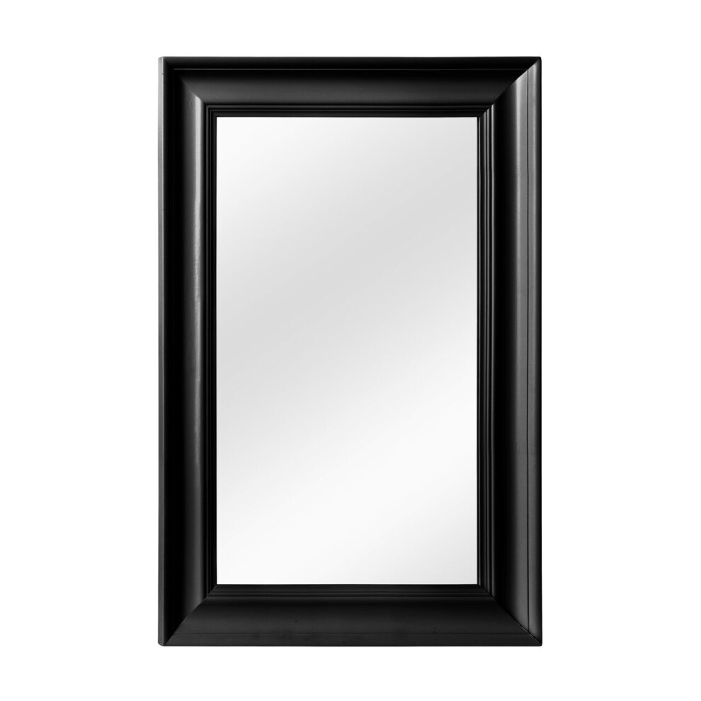 Premier Housewares Urban Matte Wall Mirror Black