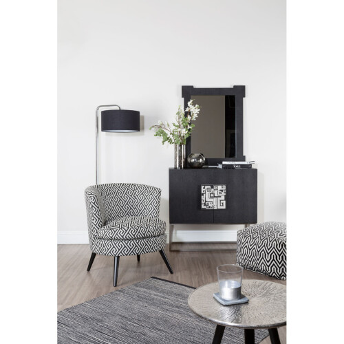 Premier Housewares Premier Housewares Leyna Chrome Base Floor Lamp 1