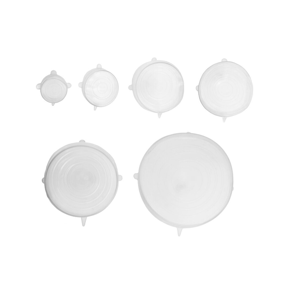 Premier Housewares Set Of Six Zing Silicone Lids