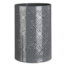 Premier Housewares Complements Grey Finish Large Candle Holder