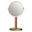 Premier Housewares Premier Housewares Cassini Gold Finish Iron Table Mirror 1