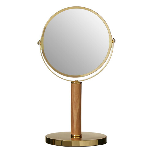 Premier Housewares Premier Housewares Cassini Gold Finish Iron Table Mirror