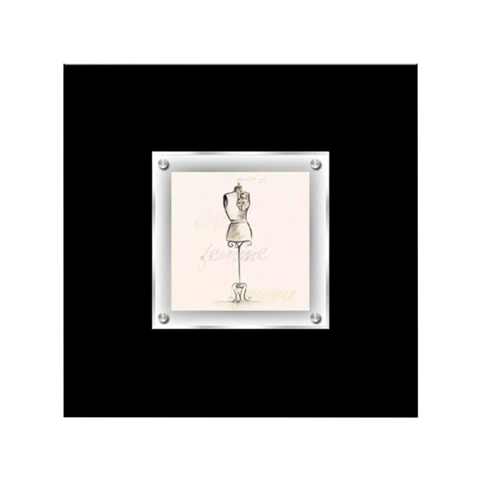 Premier Housewares Boudoir Mannequin 1 Framed Wall Art