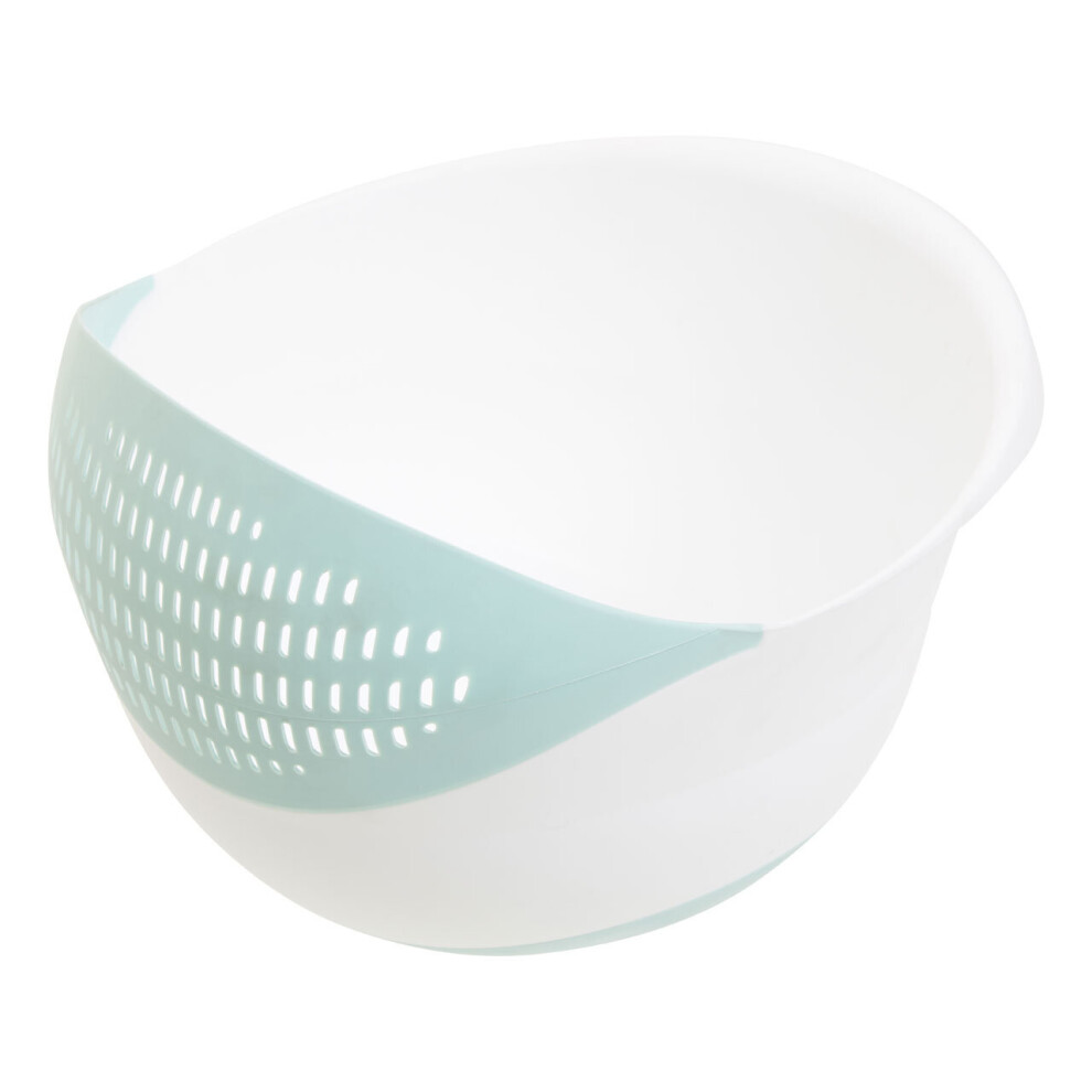 Premier Housewares Green and White Strainer