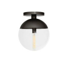Premier Housewares Revive Black Metal Ceiling Light