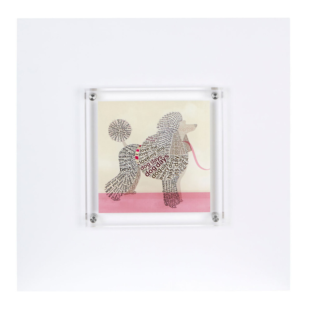 Premier Housewares Framed Poodle Wall Art