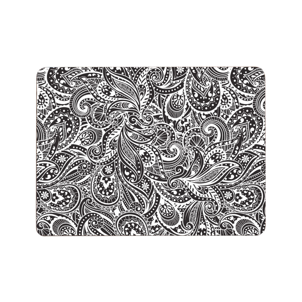 Set Of Four Paisley Placemats