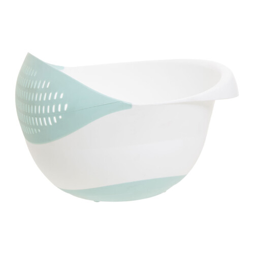 Premier Housewares Premier Housewares Green and White Strainer 1