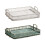 Premier Housewares Premier Housewares Rustic Grey Washed Rectangular Tray 2