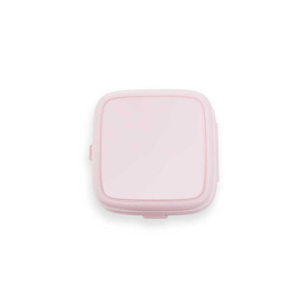 Premier Housewares 4 Compartments Lunch Box, Grub Tub Tiffin Box With Lock, Lunch Container For Office, Home, Kitchen Pink