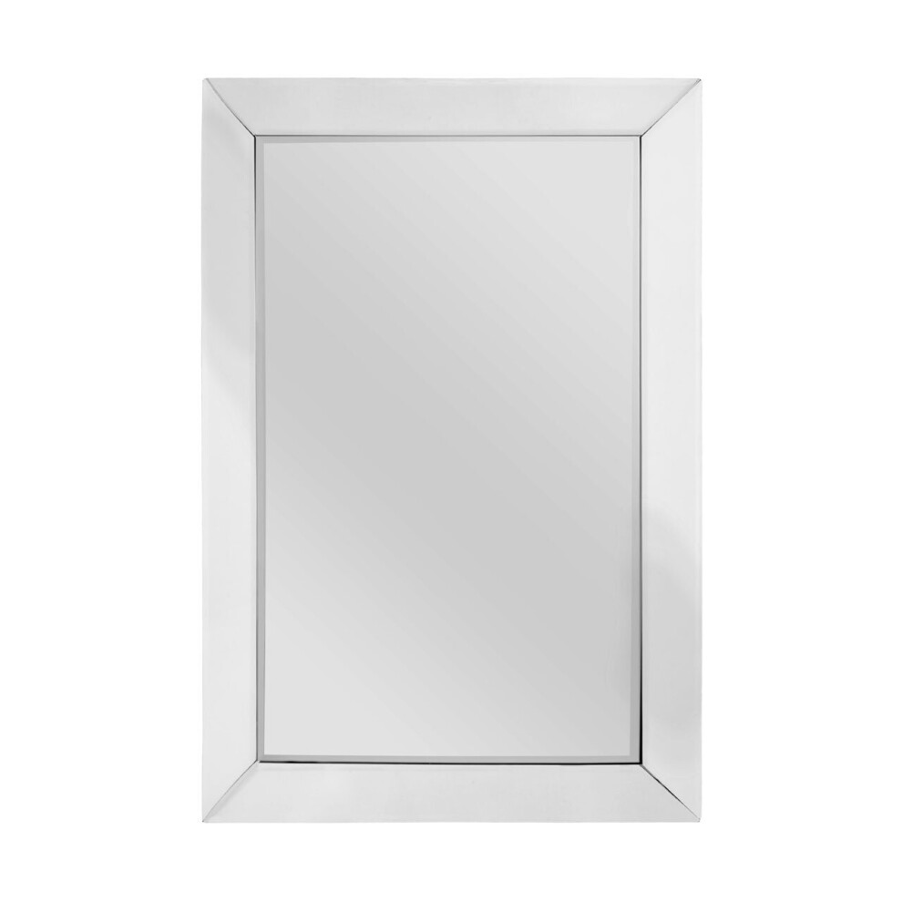 Premier Housewares Rectangular Mirrored Wall Mirror - 90Cm